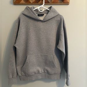 TNA (Aritzia) The Superfleece gray hooded sweatshirt, size M